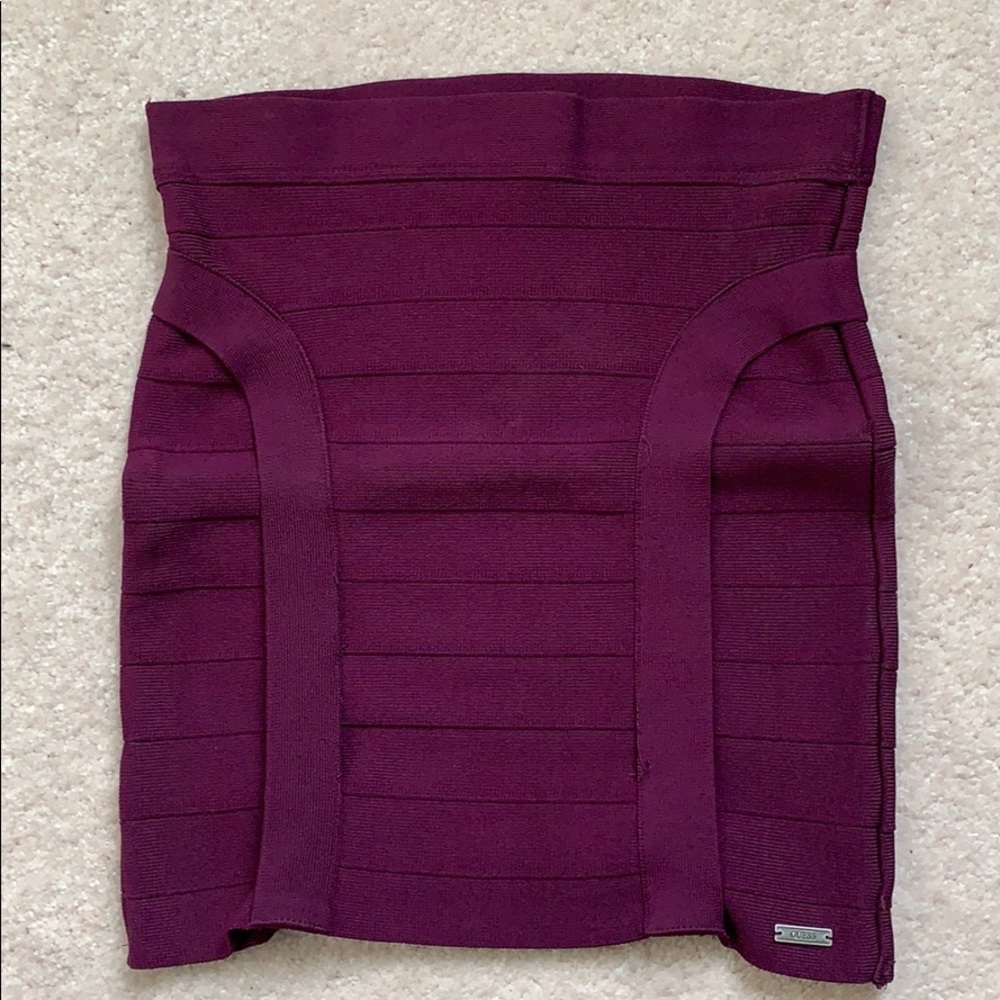 GUESS Bandage Mini Skirt